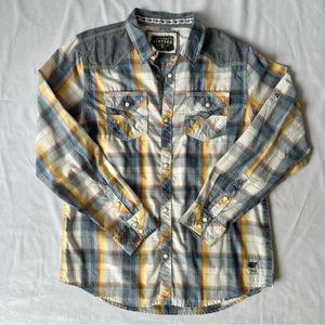 BKE Vintage Plaid Button Down - XL